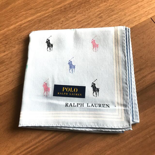 POLO RALPH LAUREN(ポロラルフローレン)のポロラルフローレン　紳士用　ハンカチ メンズのファッション小物(ハンカチ/ポケットチーフ)の商品写真