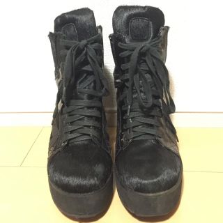 ジェフリーキャンベル(JEFFREY CAMPBELL)のJeffrey Campbell インソール11㎝ハラコスニーカー(スニーカー)