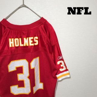 リーボック(Reebok)のリーボック NFL HOLMES ユニフォーム レプリカ 31番 赤(アメリカンフットボール)