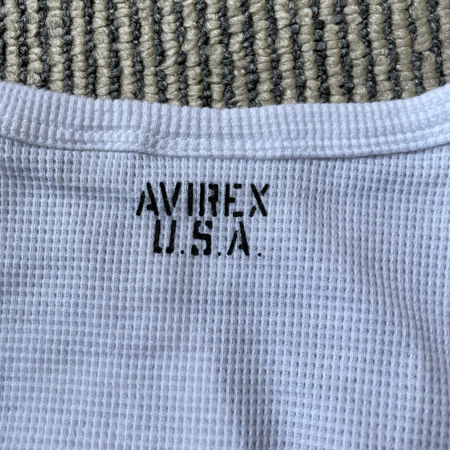 AVIREX(アヴィレックス)のAVIREX 白 Tシャツ メンズのトップス(Tシャツ/カットソー(半袖/袖なし))の商品写真