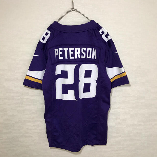 NIKE(ナイキ)のVIKINGS PETERSON ピーターソン ユニフォーム M 紫 スポーツ/アウトドアのスポーツ/アウトドア その他(アメリカンフットボール)の商品写真