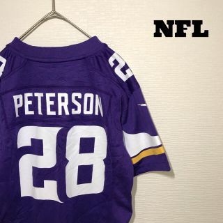 ナイキ(NIKE)のVIKINGS PETERSON ピーターソン ユニフォーム M 紫(アメリカンフットボール)