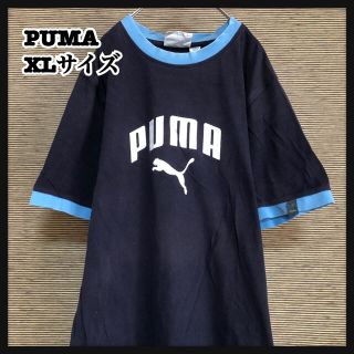 プーマ(PUMA)の【プーマ】半袖Tシャツ　デカロゴ　ビッグロゴ　アニマル柄　リンガーシャツ79(Tシャツ/カットソー(半袖/袖なし))