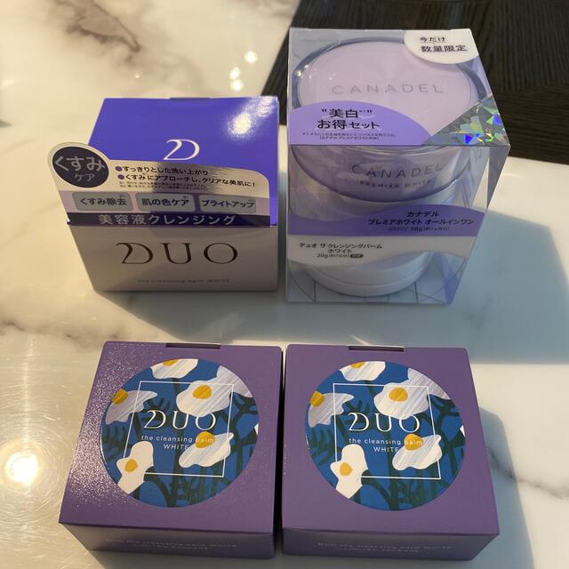 未開封】duo クレンジングバーム カナデル 4点セット DUO ザ クレンジングバーム ホット/カナデル プレミアホワイト