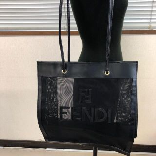 フェンディ(FENDI)のフェンディ　シースルー　トートバッグ(トートバッグ)