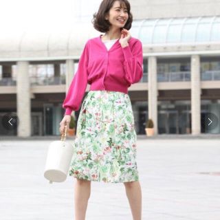 ケティ(ketty)の【新品】大幅値下げ❣️清楚！花柄スカート　ケティ　日本製(ひざ丈スカート)