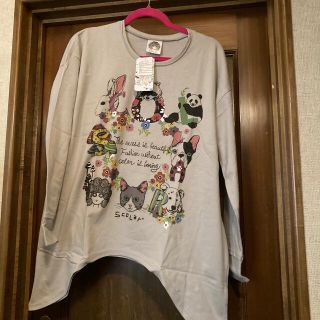 スカラー(ScoLar)の新品　ScoLar スカラー　Tシャツ　長袖　ロンT(Tシャツ(長袖/七分))