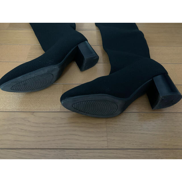 JEANASIS(ジーナシス)のリブニーハイブーツ レディースの靴/シューズ(ブーツ)の商品写真