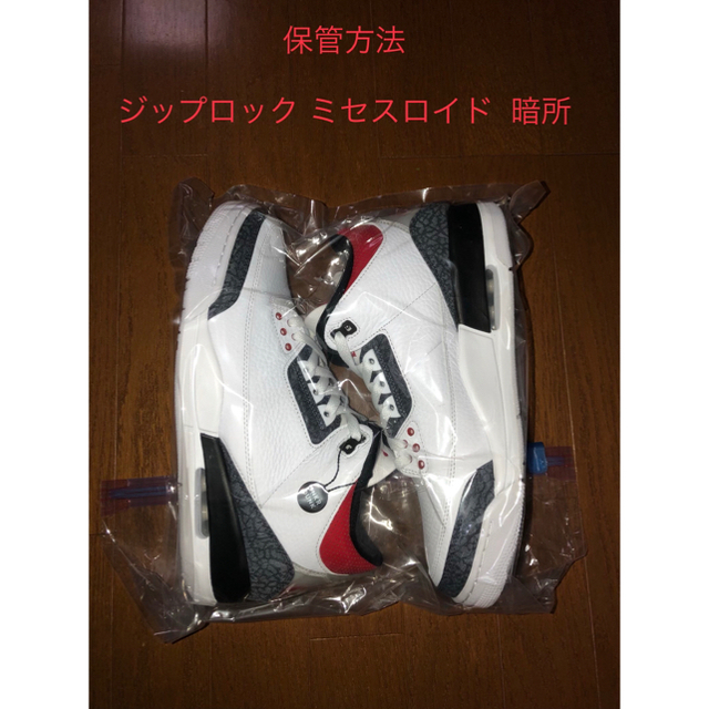 NIKE(ナイキ)のNIKE AIR JORDAN 3  (バカ履き仕様) メンズの靴/シューズ(スニーカー)の商品写真