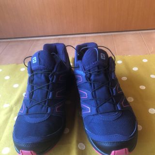 サロモン(SALOMON)のサロモン　ゴアテックスシューズ　２４センチ(登山用品)