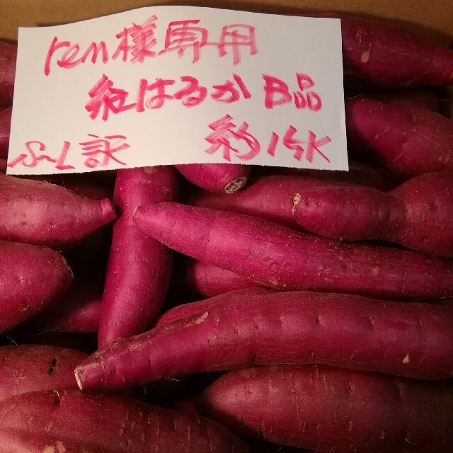 ren様専用　超お得!!訳☆オーダー☆ねっとり貯蔵品紅はるかB品約15Kです。 食品/飲料/酒の食品(野菜)の商品写真