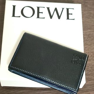 ロエベ(LOEWE)の〘 週末限定値下げ！〙LOEWE (ロエベ)名刺入れ ※2年間リペア保証書(名刺入れ/定期入れ)