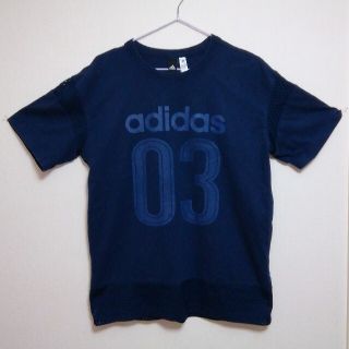 アディダス(adidas)の値下げ美品★adidas★men'sナンバーメッシュ切り替えTシャツL(Tシャツ/カットソー(半袖/袖なし))