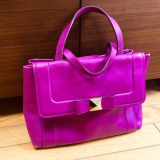 ケイトスペードニューヨーク(kate spade new york)の★ケイトスペード　紫　ショルダーバック　トートバッグ(ショルダーバッグ)