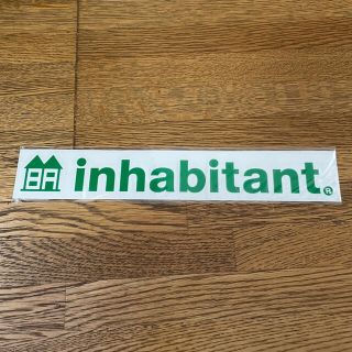 インハビダント(inhabitant)のインハビタント inhabitant  ロゴステッカー(アクセサリー)