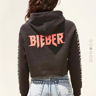 フォーエバートゥエンティーワン(FOREVER 21)の残りわずか！ 日本未発売 Justin Bieber ✖️ F21 パーカー(パーカー)