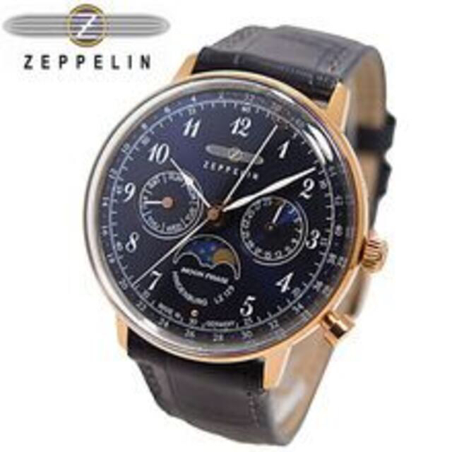 ZEPPELIN(ツェッペリン)の【値下げ！9800→4980円】ZEPPELIN 腕時計 メンズの時計(レザーベルト)の商品写真