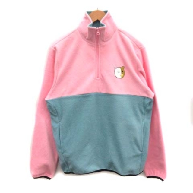 リップンディップ Teddy Fresh フリースジャケット クマ ピンク