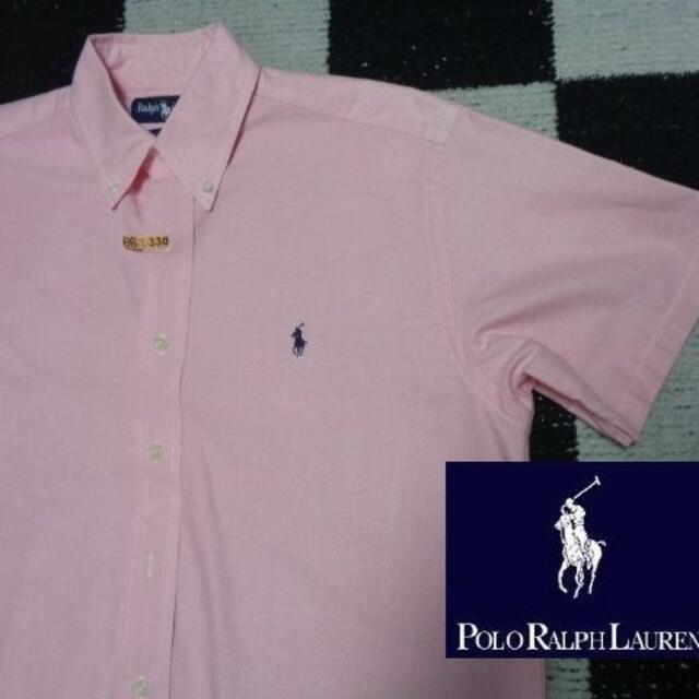 Ralph Lauren(ラルフローレン)の【ラルフローレン】半袖BDシャツ14 1/2 32(330)日本のL程度ポロ メンズのトップス(シャツ)の商品写真