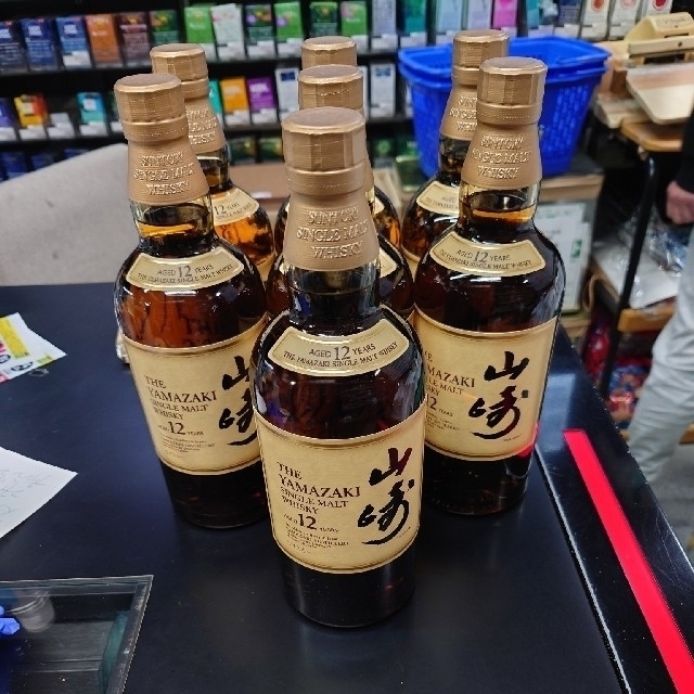 山崎12年 7本セット(未使用箱付き)ウイスキー