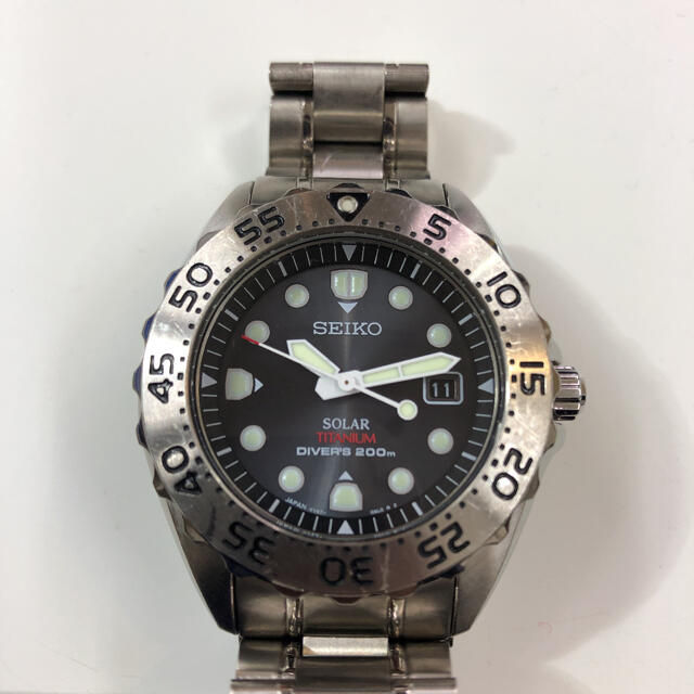 SEIKO PROSPEX SBDN001 ダイバーズ チタン ソーラー 腕時計メンズ