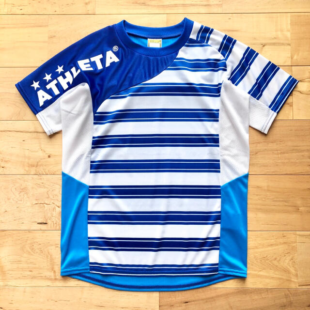 ATHLETA(アスレタ)のATHLETA アスレタジュニア半袖プラクティス上下セット新品150サイズ スポーツ/アウトドアのサッカー/フットサル(ウェア)の商品写真