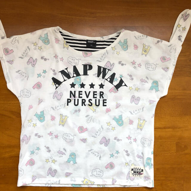 ANAP(アナップ)のANAP Tシャツ 150 キッズ/ベビー/マタニティのキッズ服女の子用(90cm~)(Tシャツ/カットソー)の商品写真