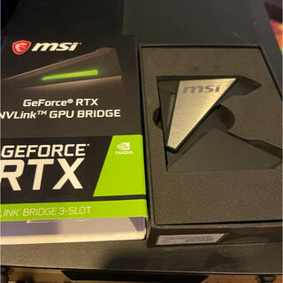 MSI GeForce RTX NVLink GPU BRIDGE(PCパーツ)
