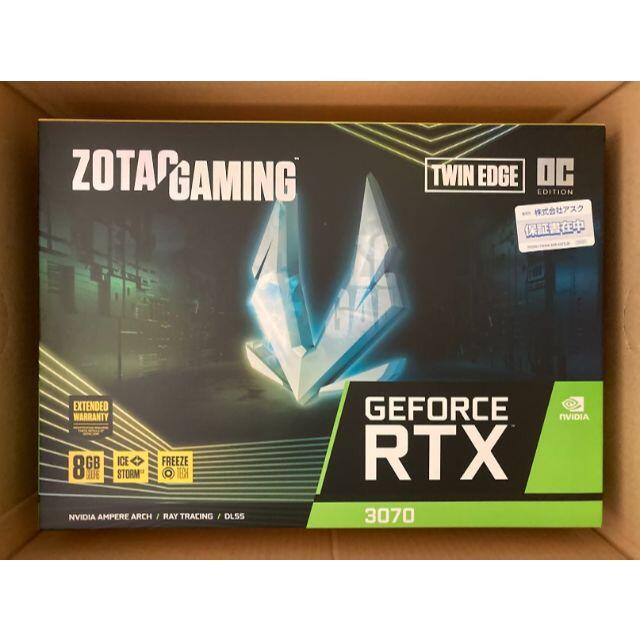 ZOTAC GAMING GeForce RTX 3070 Twin Edge スマホ/家電/カメラのPC/タブレット(PCパーツ)の商品写真