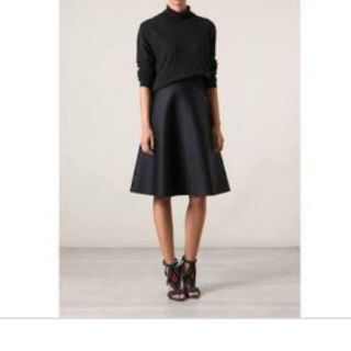 アクネ(ACNE)のAcne Studios Scuba Skirt & デラロミラノレオタード(ひざ丈スカート)