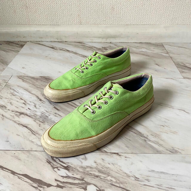 vintage 80s usa製 蛍光緑 グリーン SKIDGRIP スニーカー 売上実績NO.1