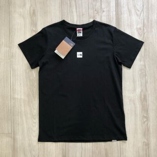 ザノースフェイス(THE NORTH FACE)の【海外限定】ノースフェイス　レディース　セントラルロゴ　Tシャツ　ブラック　M(Tシャツ(半袖/袖なし))