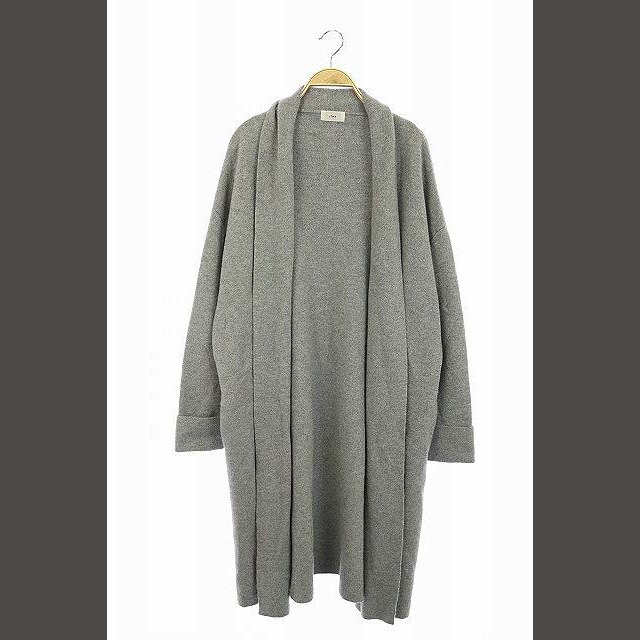 イエナ IENA 19AW ニットガウンコート カーディガン ロング グレー