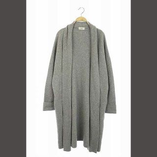 イエナ(IENA)のイエナ IENA 19AW ニットガウンコート カーディガン ロング グレー(その他)