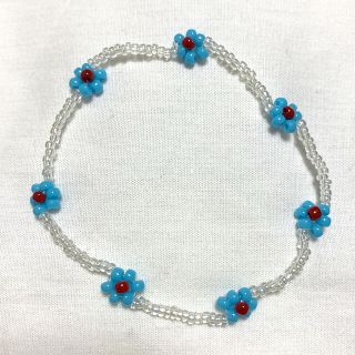 ディーホリック(dholic)のハンドメイド　ビーズブレスレット❤️おまけリング付き(ブレスレット/バングル)