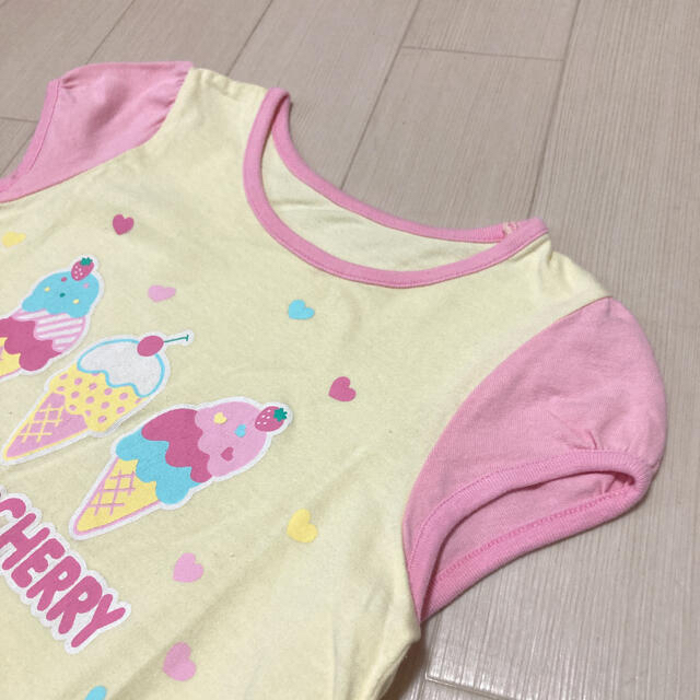 FELISSIMO(フェリシモ)のフェリシモ 丸み袖シャツ♪ 125〜 キッズ/ベビー/マタニティのキッズ服女の子用(90cm~)(Tシャツ/カットソー)の商品写真