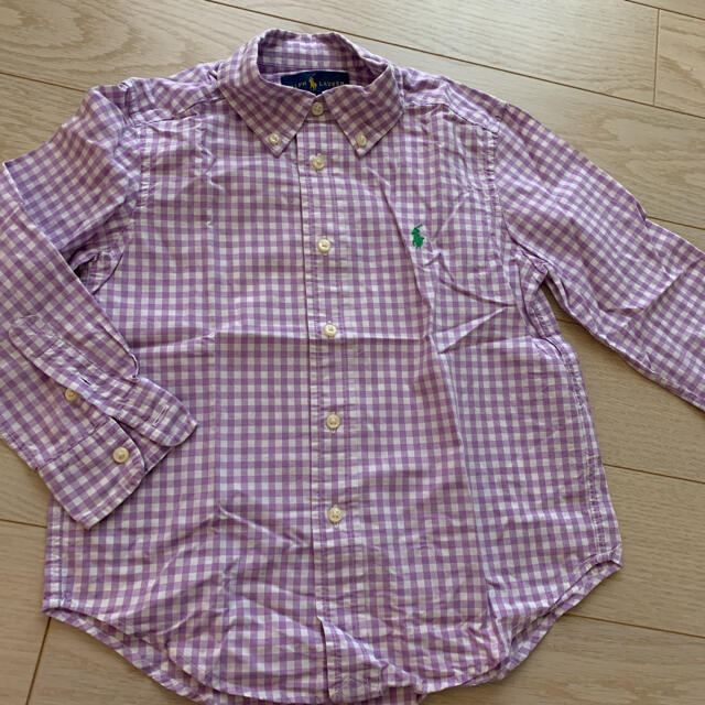 Ralph Lauren(ラルフローレン)のラルフローレン チェックシャツ　キッズ4T キッズ/ベビー/マタニティのキッズ服男の子用(90cm~)(ブラウス)の商品写真