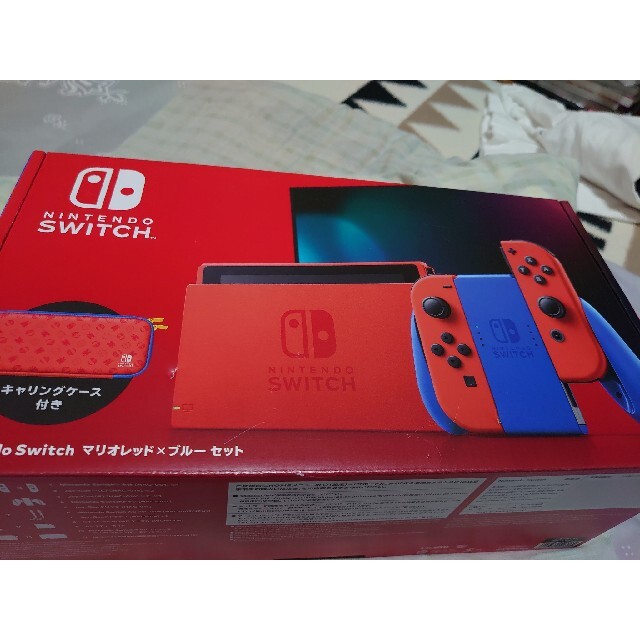 Nintendo Switch ニンテンドースイッチ 新型 新品 マリオレッド×