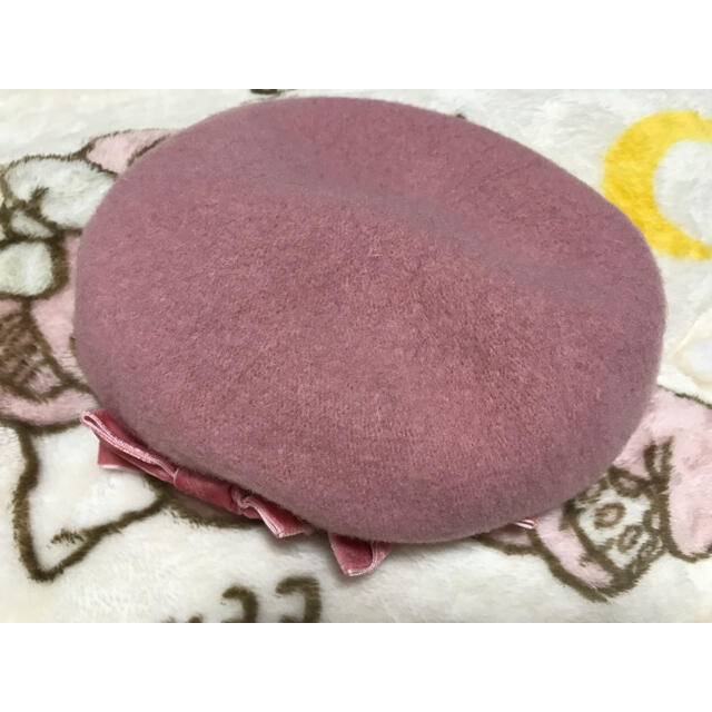 【新品未使用】 LIZLISA クラシック リボン ベレー ベレー帽 ピンク