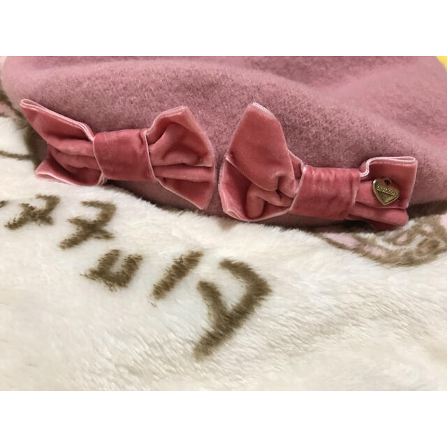 【新品未使用】 LIZLISA クラシック リボン ベレー ベレー帽 ピンク