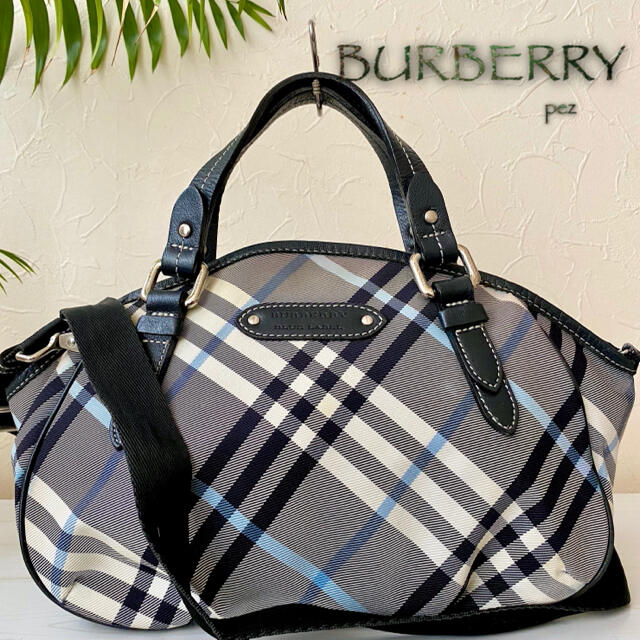 BURBERRY BLUE LABEL - 極美品 BURBERRY バーバリー 2way レザートート