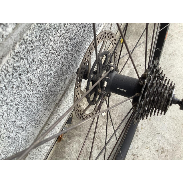 SHIMANO(シマノ)のシマノ　MTB前後ホイール　26インチ　WH-M765 ローター・スプロケット付 スポーツ/アウトドアの自転車(パーツ)の商品写真