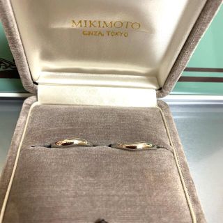 ミキモト(MIKIMOTO)のミキモト　プラチナ950 マリッジリング　(リング(指輪))