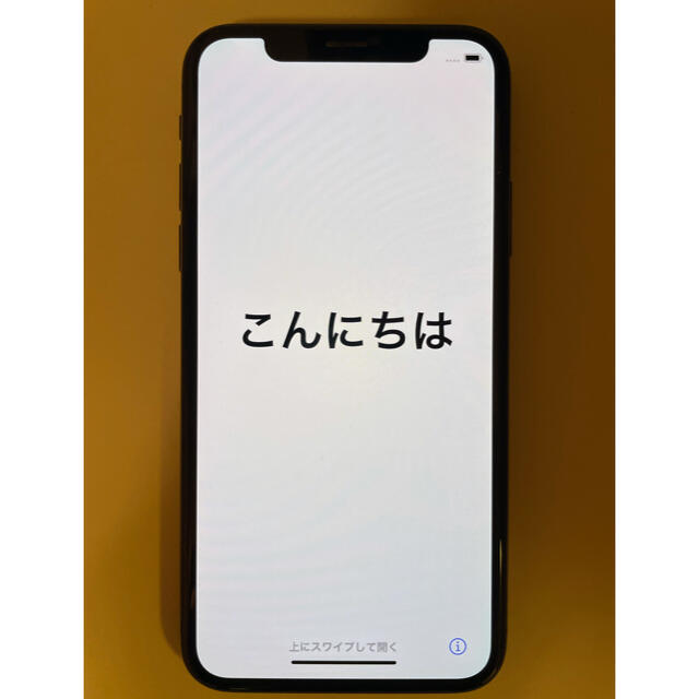 11◆iPhone X Space Gray 256GB  simフリー◆