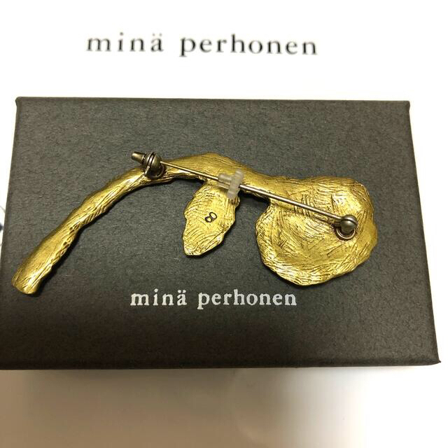 mina perhonen(ミナペルホネン)の正規品　ミナペルホネン　ジャルディーノ　giardino 真鍮　ブローチ レディースのアクセサリー(ブローチ/コサージュ)の商品写真