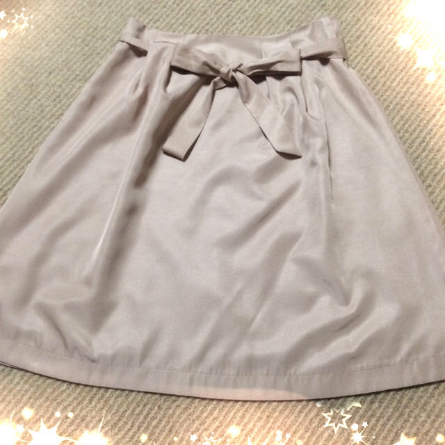 NATURAL BEAUTY BASIC(ナチュラルビューティーベーシック)のNATURALBEAUTYBASIC☆薄手ピンクスカート レディースのスカート(ひざ丈スカート)の商品写真