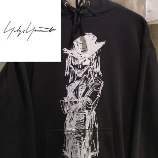 ヨウジヤマモト(Yohji Yamamoto)の【デッサン画と機】ヨウジヤマモトバックロゴパーカー　リックオウエンス GDC(パーカー)