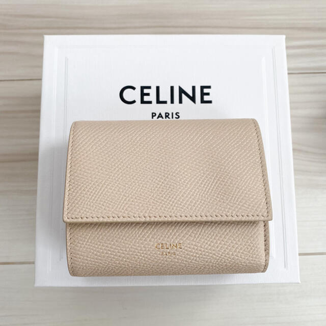 celine - CELINE セリーヌ スモール トリフォールドウォレット カーフ