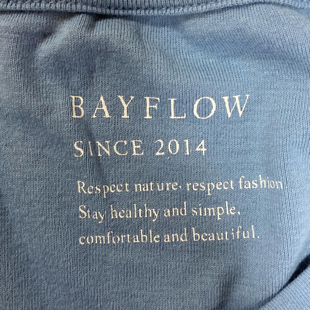 BAYFLOW(ベイフロー)のBAYFLOW レディース プルオーバー XL 青 レディースのトップス(Tシャツ(半袖/袖なし))の商品写真