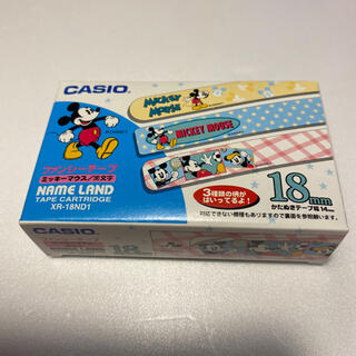 カシオ(CASIO)のネームランド　テープカートリッジ　ミッキーマウス(オフィス用品一般)